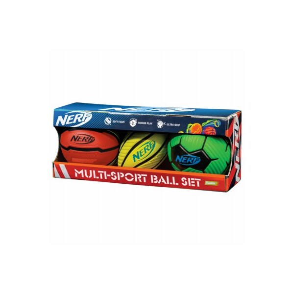 Franklin Sports Industry Nerf 3 Ball Pack 92081 - main